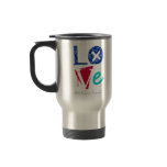 SKO [ VINTAGE LOVE STAMP ] Travel Coffee Mug