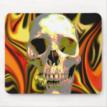 skull3 mouse pad