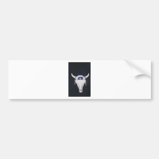 skull 001 bumper stickers