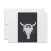 skull 001 personalized invitations