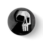 Skull 15-Grey Pinback Buttons