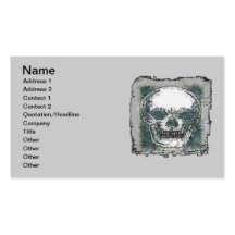 SKULL 1 BUSINESS CARD