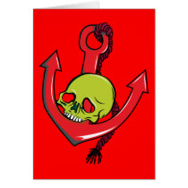 Skull ~ Anchor Tattoo Skull Fantasy Art Cards