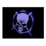 Skull and Blades Post Card