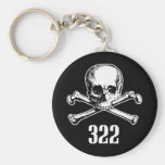 Skull and Bones 322 Keychains