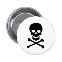 skull and bones button