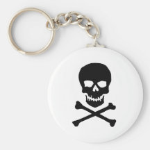 skull and bones key chains