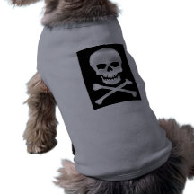Skull and Bones Shirt Pet T Shirt