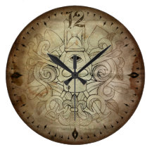 Skull and Bones Time Wallclocks