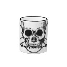 skull and bones, what's your poison? mug