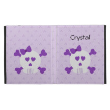Skull and Cross Bones 8 iPad Folio Covers