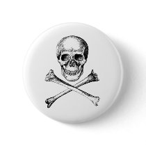 Skull and Cross Bones - Grey