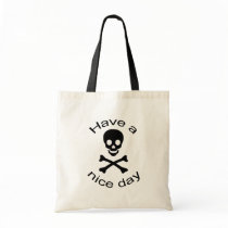 Skull and Crossbones Canvas Bags