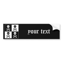 Skull and Crossbones Bumper Stickers