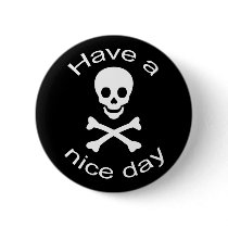 Skull and Crossbones Button
