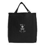 Skull and Crossbones Embroidered Bags