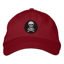 Skull And Crossbones Embroidered Cap Embroidered Hat