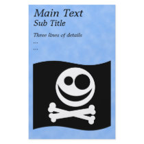 Skull and Crossbones Flag. Black and White. Flyers