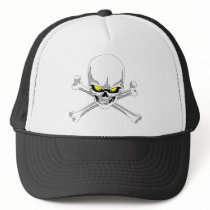 skull and crossbones hat.