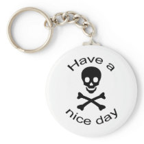 Skull and Crossbones Keychain