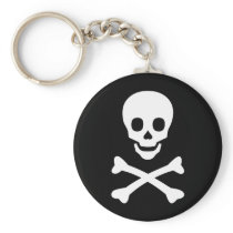 Skull and Crossbones Keychain