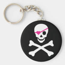 Skull and Crossbones Keychain