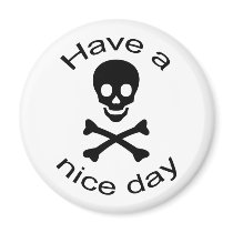 Skull and Crossbones Magnets