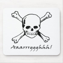 Skull and Crossbones mousepads