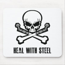 Skull and Crossbones Mouse Pads
