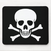 Skull and Crossbones Mousepad