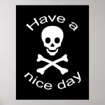 Skull and Crossbones Poster