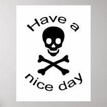 Skull and Crossbones Poster
