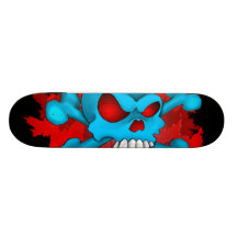 Skull and Crossbones Skateboard