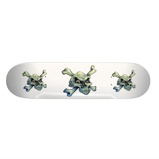 Skull and Crossbones- Skateboard 1