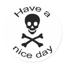 Skull and Crossbones Stickers