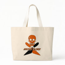 Skull and Crossed Trowels Archaeology Bags