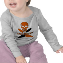 Skull and Crossed Trowels Archaeology T-shirt