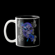 Skull and Dragon Tattoo Mug mugs