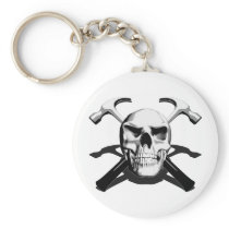 Skull and Hammers Keychain
