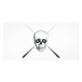 Skull and Pool Cues Custom Photo Card