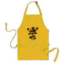 Skull and Roses Apron