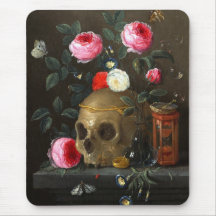 Skull and Roses Mousepads