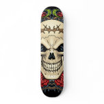 Skull and Roses with Crown Of Thorns by Al Rio skateboards