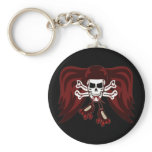 skull and skates keychains