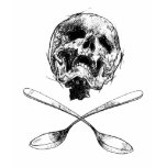 Skull and Spoons t-shirts