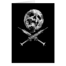 Skull and Syringes Cards