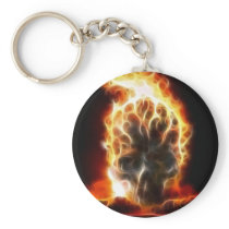 Skull Atomic Bomb Key Chains