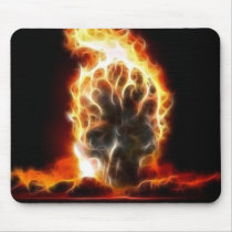Skull Atomic Bomb Mouse Pad
