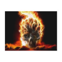 Skull Atomic Bomb Postcards