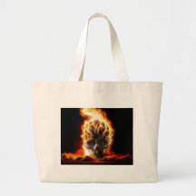 Skull Atomic Bomb Tote Bag
